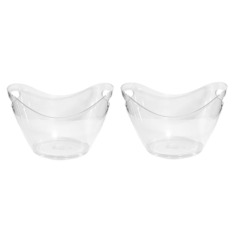 2Pcs Ingot Ice Bucket For Cocktail Bar Mimosa Bar Supplies Ice Buckets For Parties