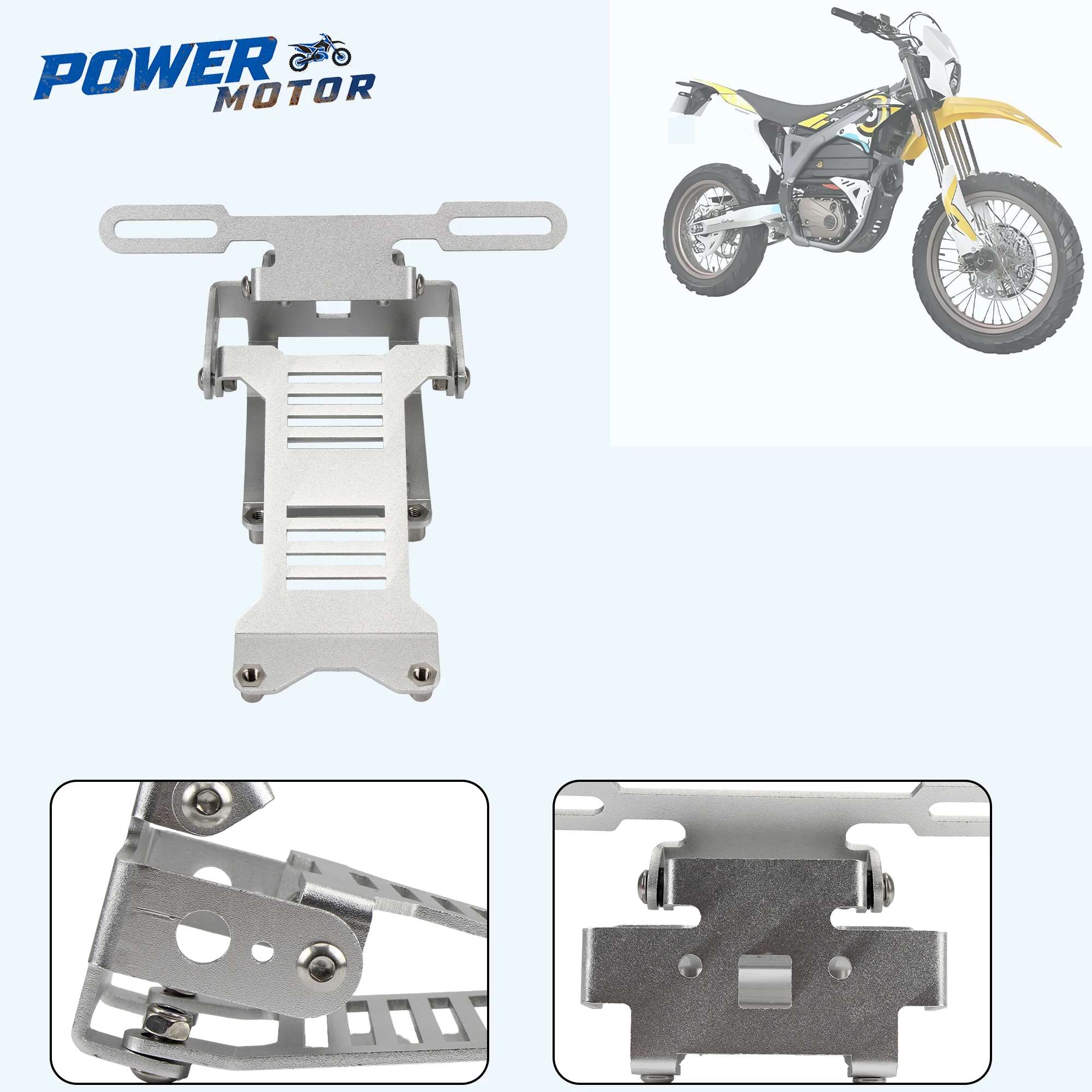 Kennzeichenhalterung für Surron Ultra Bee Motorrad – Halterung für Rücklicht und Nummernschild