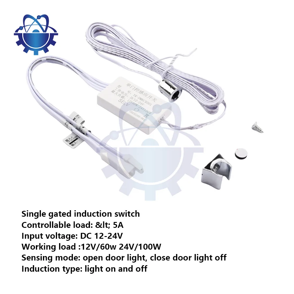 Touch Sensor Switch DC-12-24V Hand Scan Switch IR Motion Sensor Occupancy Sensor Smart LED Cabinet Light/Wardrobe Light