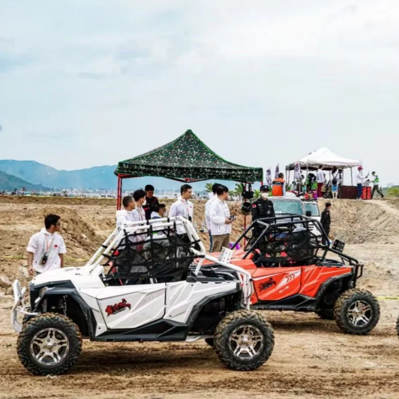 Utv cinese a due posti a fila singola in vendita Ammortizzatore idraulico a molla 4x4 Utv fuoristrada per uso domestico e aziendale