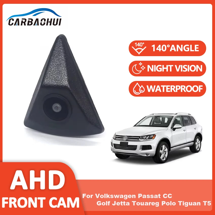 Car Front View Camera Waterproof Wide Degree Logo Embedded For Volkswagen Passat CC Golf Jetta Touareg Polo Tiguan T5