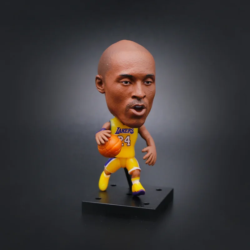 Lakers James Kobe Curry Irving Harden Durant McGrady star figure NBA doll model ornament