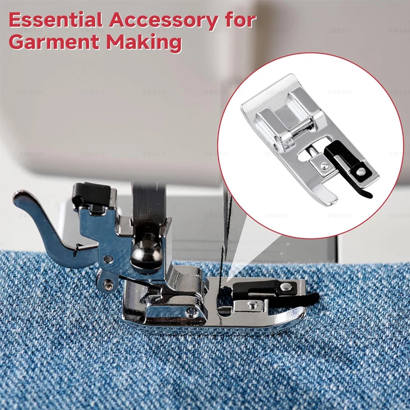 Overlock Overcast Sewing Machine Presser Foot Fits All Low Shank For Singer Brother Babylock Janome Kenmore White Juki New Home