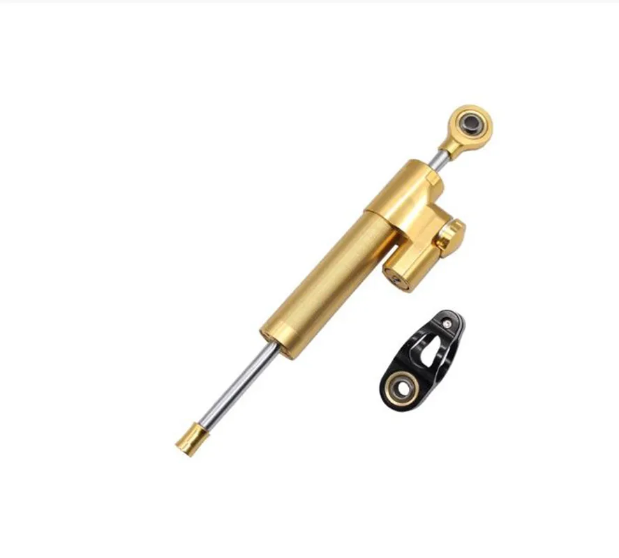 Universal Motorcycle Adjustable Steering  255mm Damper Stabilizer Linear Reversed Safe Control CNC
