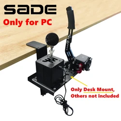 Universal Desk Mount For PC USB SIM Racing Game Handbrake,6R/7R Hall Sensor H Gear Shifter,Sequential Gear Shifter For Logitech