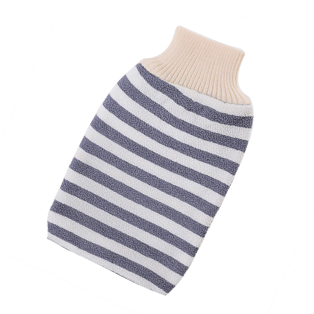 

Bath Towel Premium Fiber Skin Cleaning Bubble Producing Shower Glove Practical Slack Mouth Design Elastic Firm Bathing