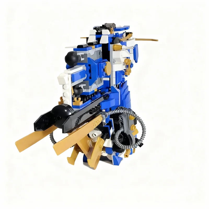 604pcs MOC Steampunk Revolver Ninjago Model Building Blocks Toys Architecture DIY Christmas Gift Assemble Creative Education