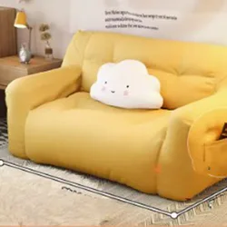 Relax nowoczesna miękka Sofa prosta Tatami podwójna buda ludzka puchowa Sofa rozkładana kanapa Loveseat Muebles Para Dormitorio meble