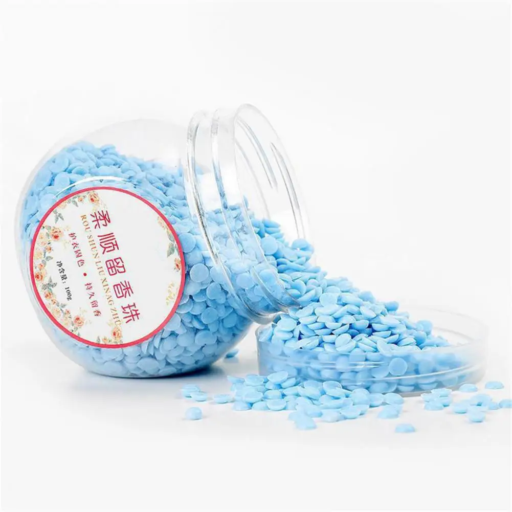 100g/Box Laundry Beads Long Lasting Anti-static Deep Cleaning Soft Laundry Perfume Clothes Scent Beads Fragrance for Home