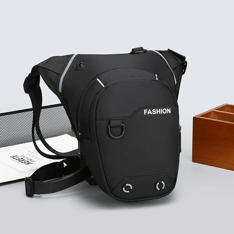 Men's crossbody bag, water-resistant, outdoor large-capacity sports multifunctional waist bag, motorcycle riding leg bag