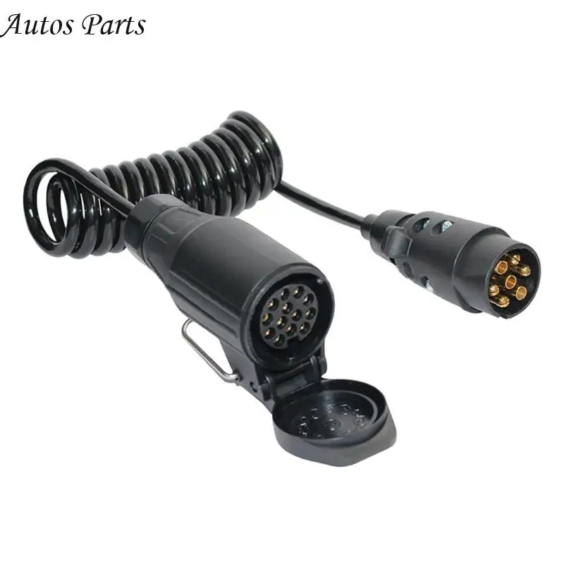 57BA RV PLUD الأسلاك تسخير مجعد GOONECKECK امتداد كابل كابل المقبس 7 دبوس