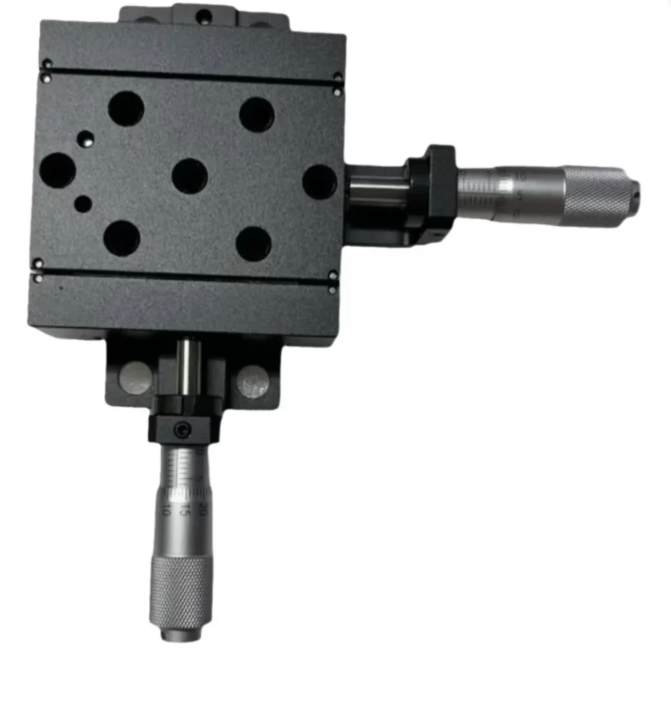 XmsjD2-X-13V Precision Manual XY Stage 13mm Travel, 2μm Fine Adjustment For Micro-Positioning