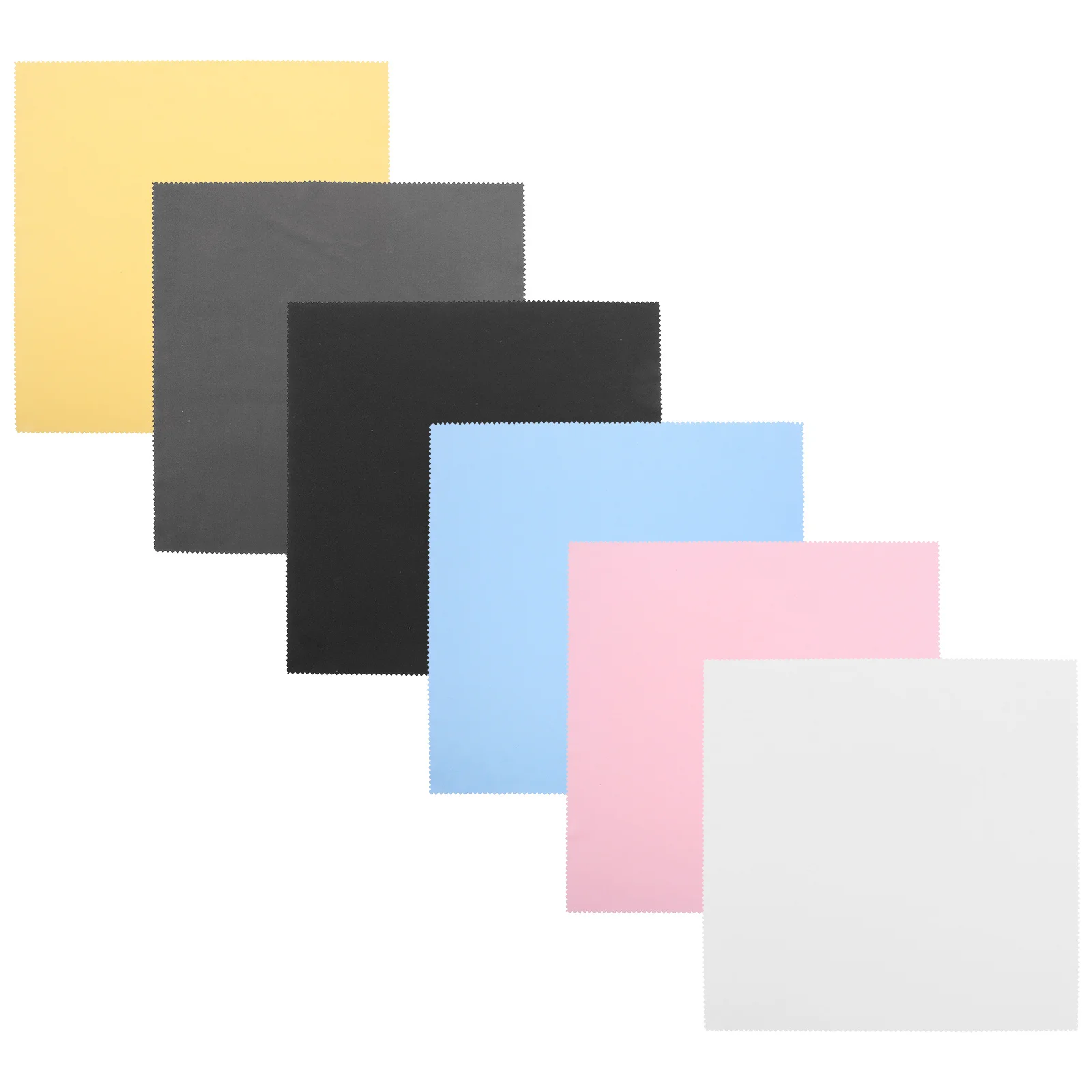 

6pcs 30X30Cm Extra Large Microfiber Cleaning Cloths Reusable No Lint Towels For Car Washing Kitchen Table Drying