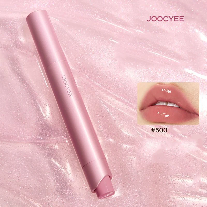 Joocyee brilho labial sólido espelho água glossy boca vermelho lábio esmalte hidratante cor labial com vitamina e brilho acabamento batom