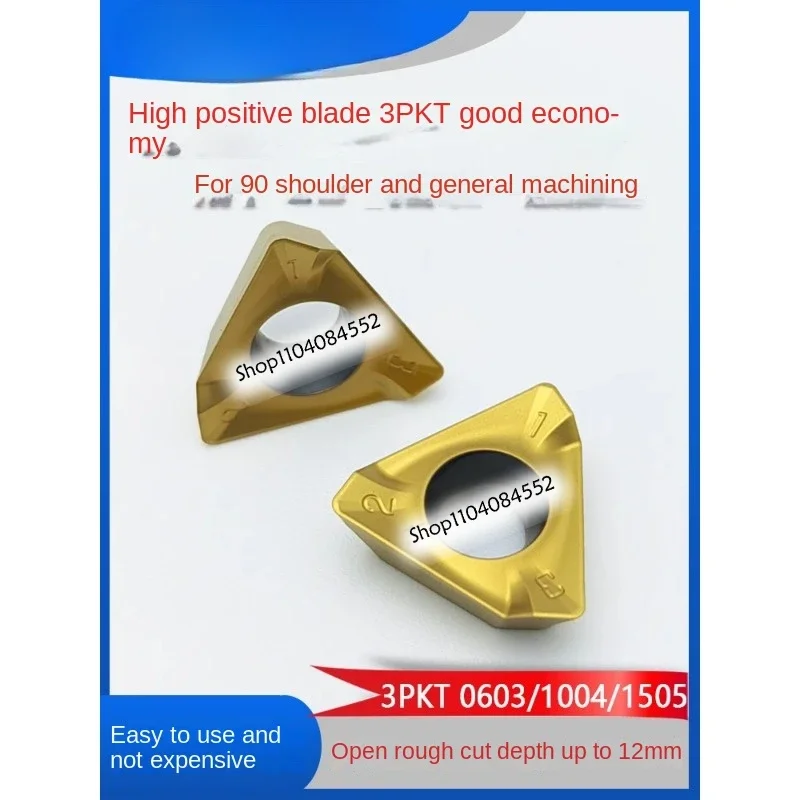 Original Square Shoulder Milling Inserts 3PKT060304R-M 3PKT060308R-M 3PKT100408R-M 3PKT150508R-M 3PKT190608R-M 3PKT