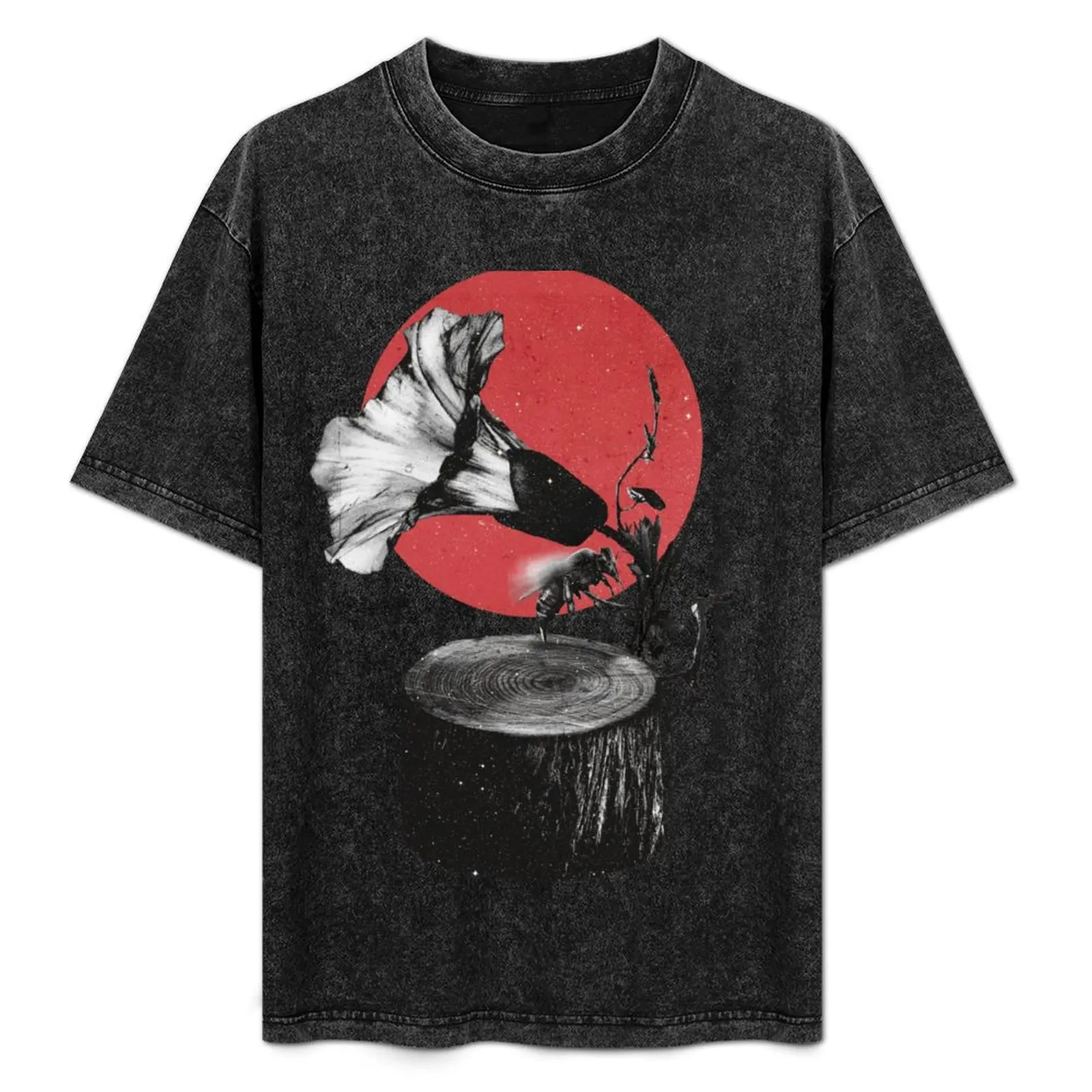 Gramophone T-Shirt anime topping fashion shirts cotton man t-shirts mens t shirts