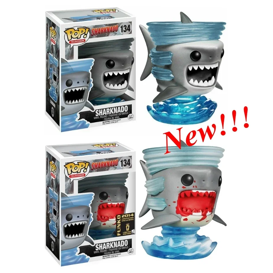 FUNKO POP  Movie&TV SHARKNADO #134 Figure Toys Brinquedos Collection Model for Children Birthday Xms Gift