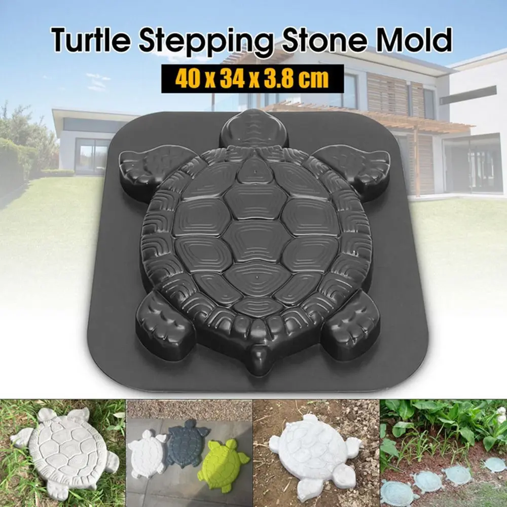 

DIY Garden Path Concrete Molds Floor Pavement Lawn Decoration Beton Brick Maker Stone Road Paving Variety Shapes Cement Mould