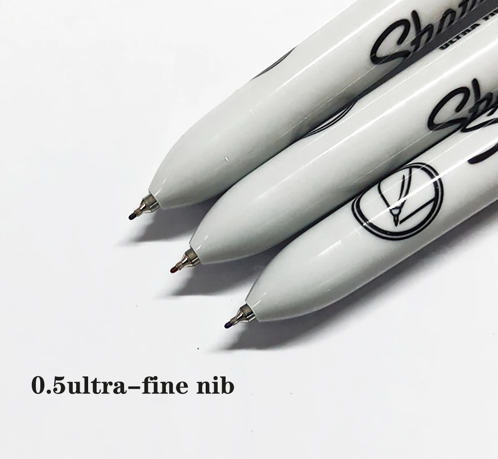 1 Pcs American Sharpie Retractable Push Marker Pen Extremely Fine No Cap Marker Pen Oily Pen 32701 Art  Office Stationery