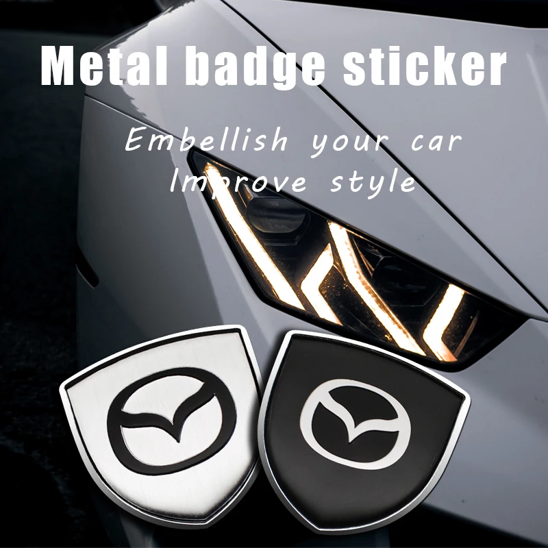 3D Metal Sticker Car Body Badge Shield Styling Auto Accessories For Mazda CX3 CX-5 CX5 CX7 CX9 MX5 Axela ATENZA Mazda 2 3