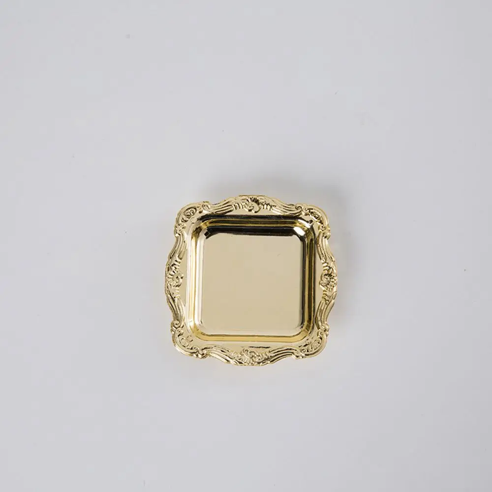 Mini plato de plástico para decoración del hogar, fiesta, cocina, almacenamiento de aperitivos, suministros para el hogar, bandeja de almacenamiento, plato de fruta