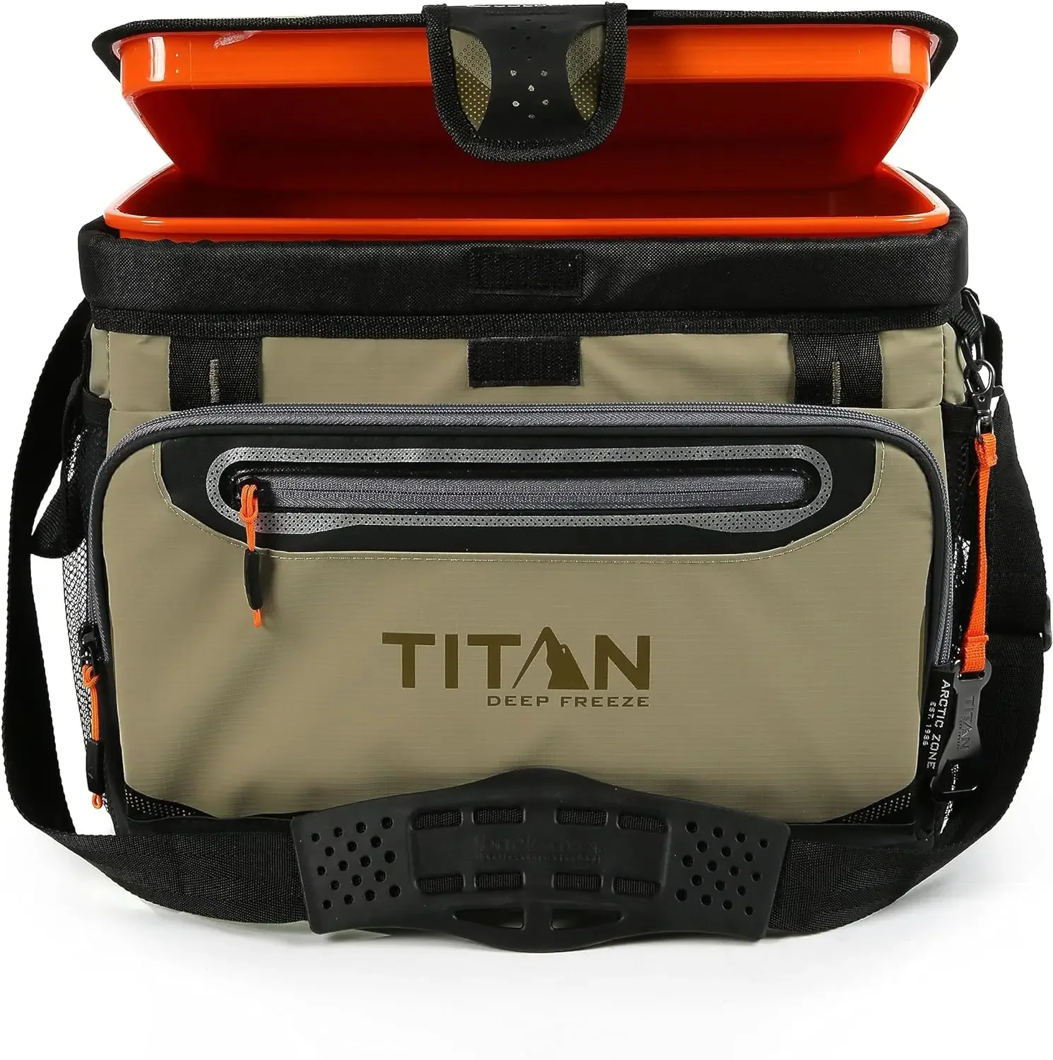 

Arctic Zone Titan Deep Freeze Cooler - Zipperless Hardbody Cooler with Deep Freeze Insulation, HardBody Liner, and SmartShelf