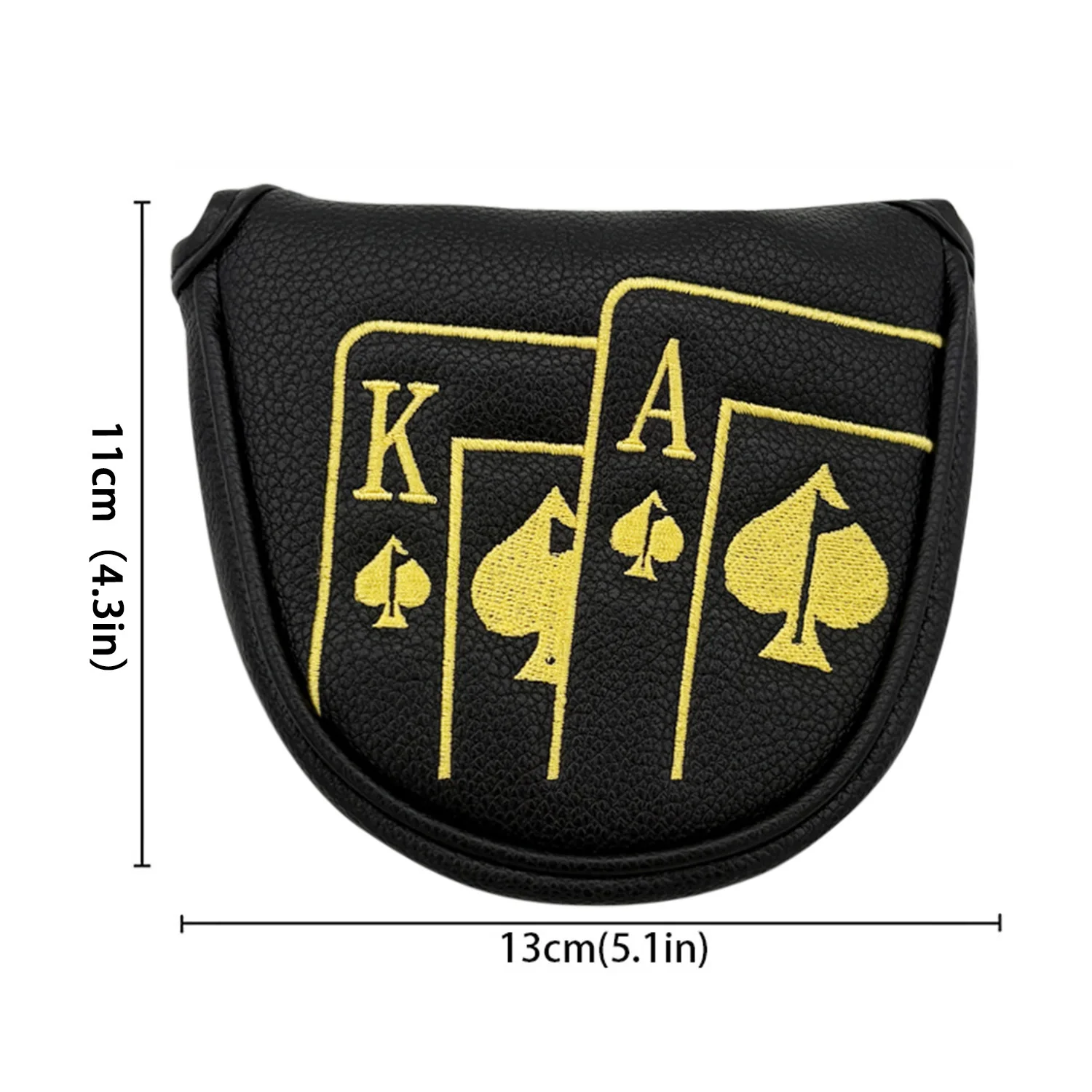 Playing Cards Putter HatCover Protective Cover Golf Club Cover Putter Cover Head Cover Golf Accessories