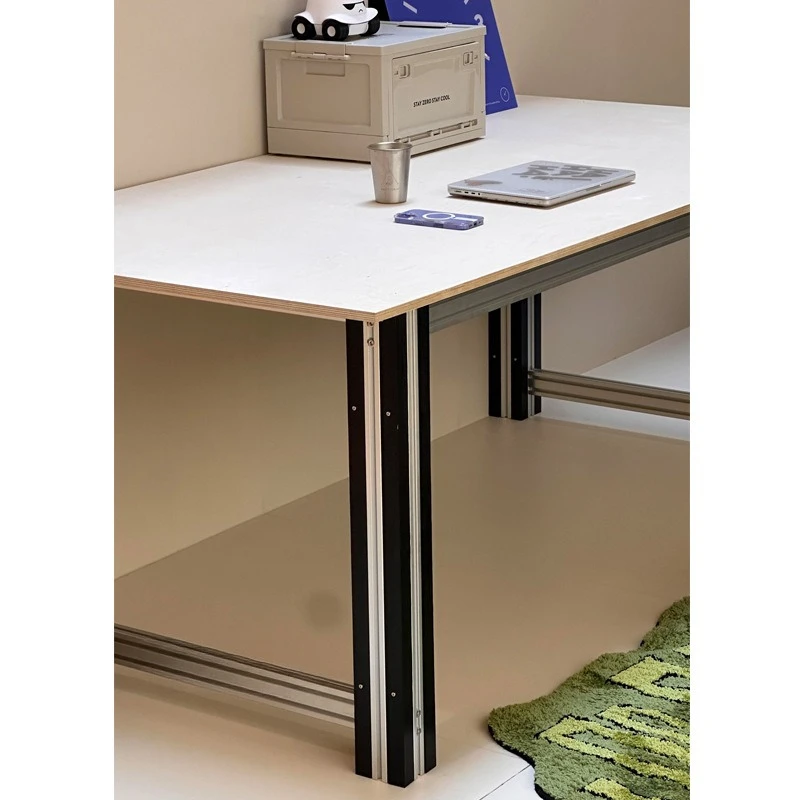 

Conference table long simple modern office negotiation and chair combination rectangular workbench long table