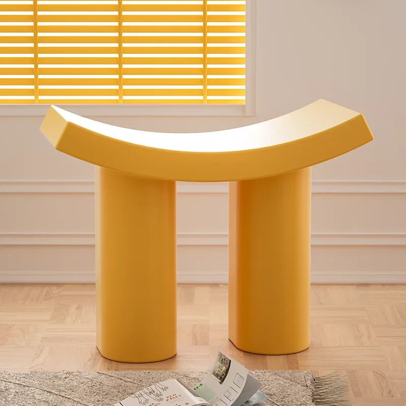 Nordic Dumbo shoe changing stool Internet celebrity plastic children's stool home door low stool