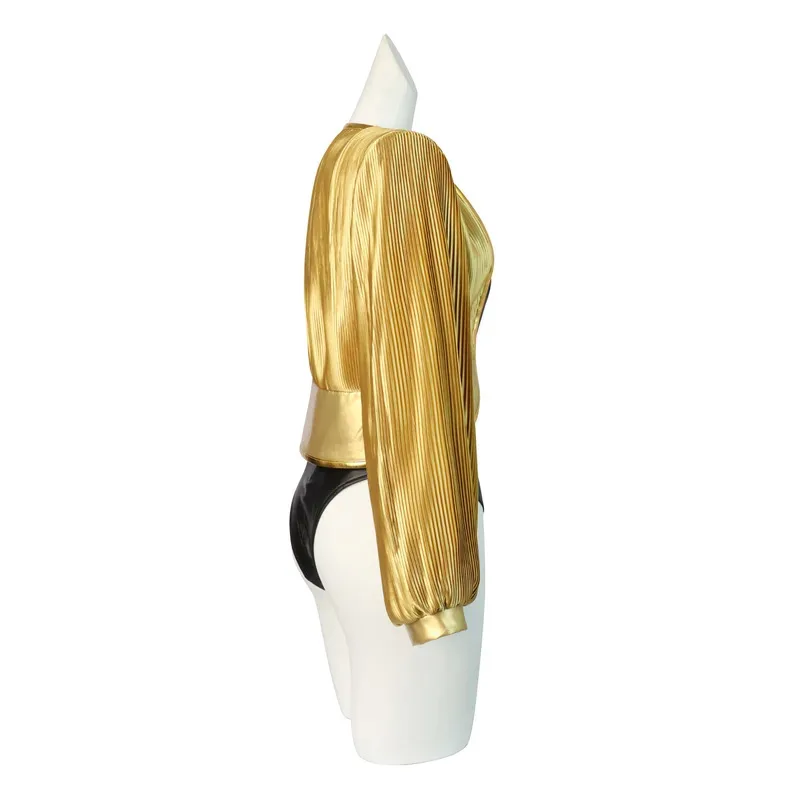 qq023Juego disfraz de corazón atómico Balerina gemelos Robot muñeca izquierda derecha Cosplay mono Zentai traje mono chaqueta W