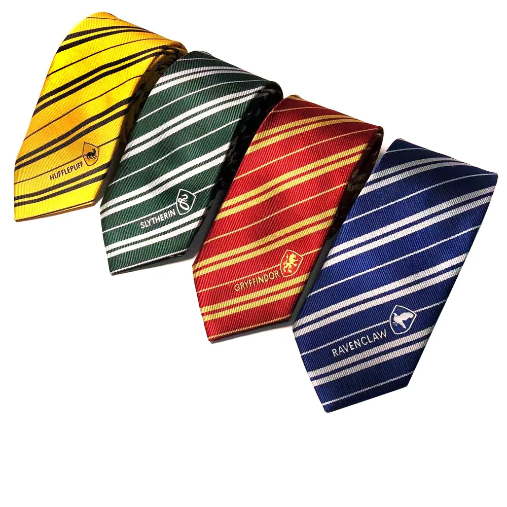 Harry Potter Magic Academy Tie; Women's JK; Snake Academy Slytherin; Fandora; Ravenclaw; Hufflepuff; DK Tie Style view 3