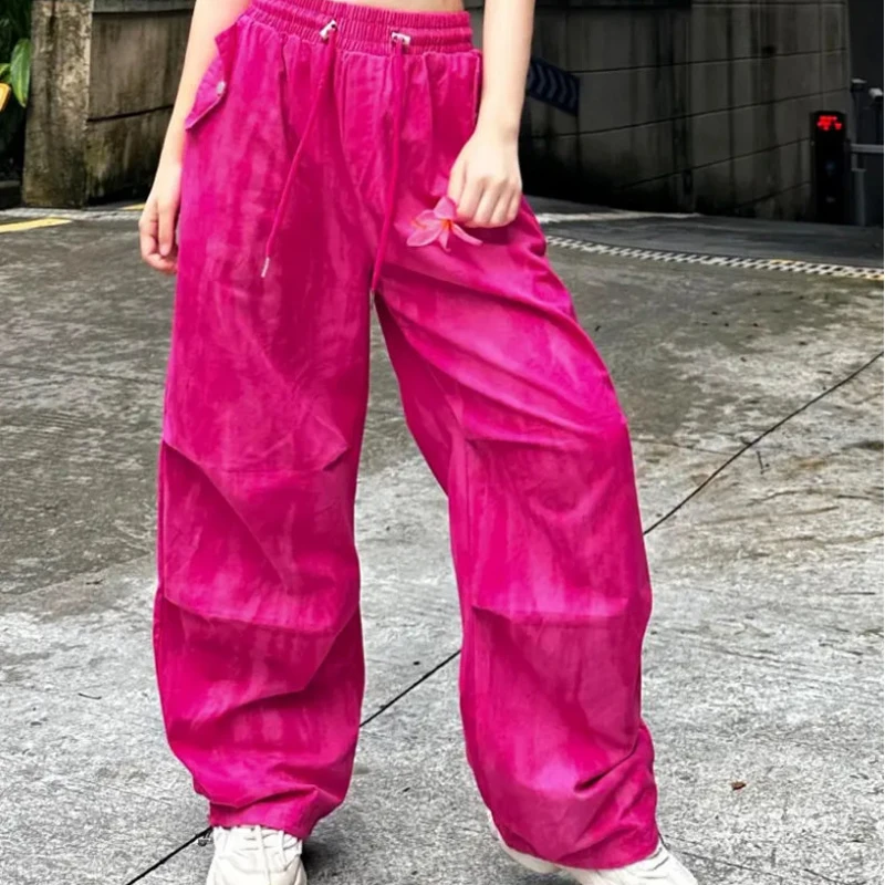 

New Ballroom Dance Clothes Women'S Jazz Dance Costumes Graffiti Hip Hop Dance Pants Ladies Stage Performance Rave Wear XS8224