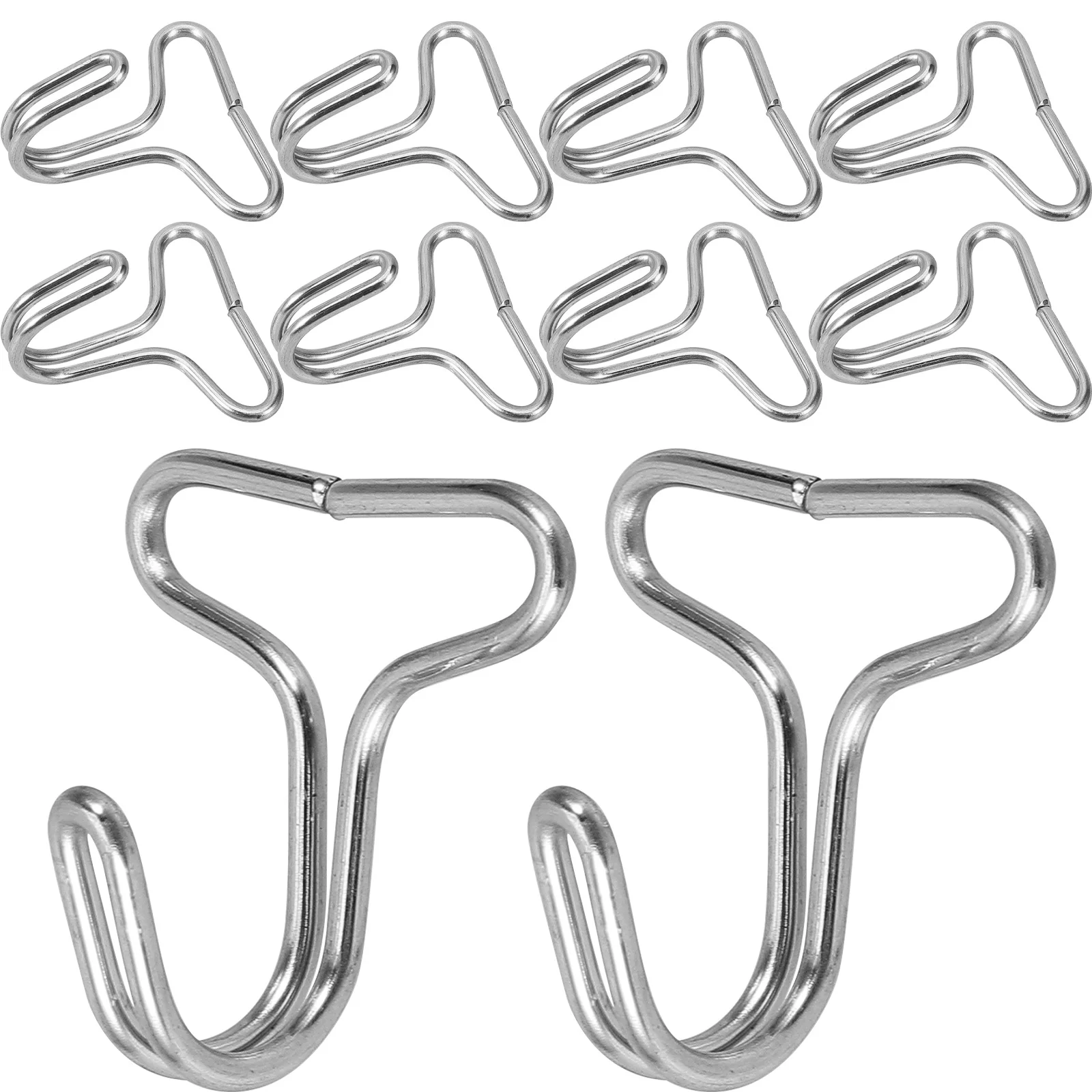 

50Pcs Stainless Steel Car Seat Cover Hook Clip Durable Fixing Hooks Secure Seat Cushion Installation Accessories