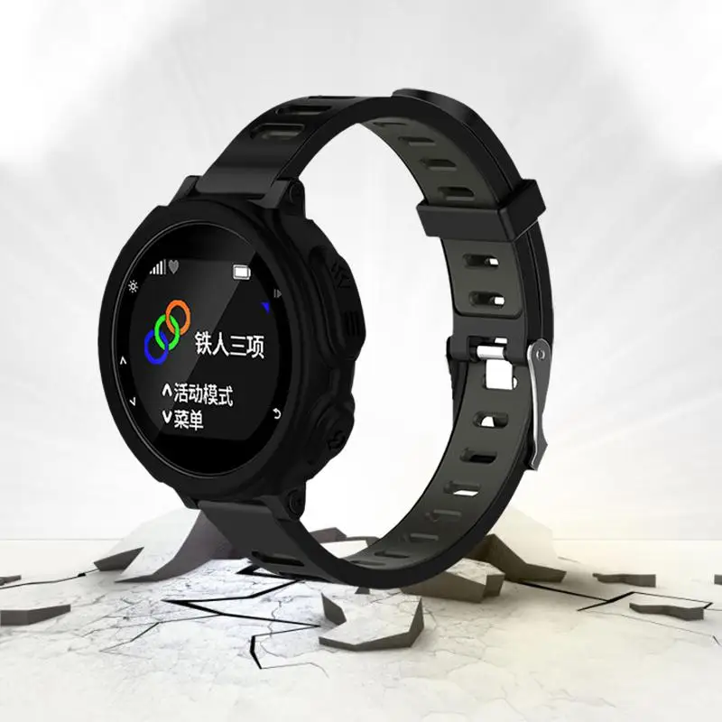 Garmin Forerunner GPS Watch Case Protetor de Silicone Pulseira Protetor de Pulseira de Alta Qualidade Smartwatch Cover 235 735XT