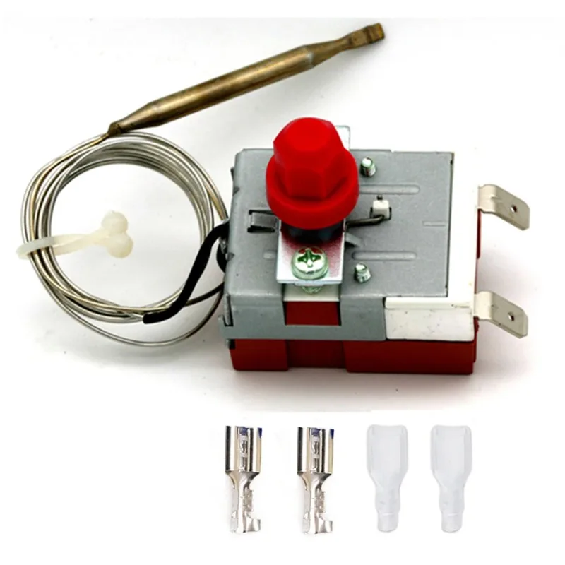 TSR Capillary Thermostat Manual Reset Temperature Limiter Switch Bulb Sensor Safety Control For Boiler Water Heater Oven Cooker