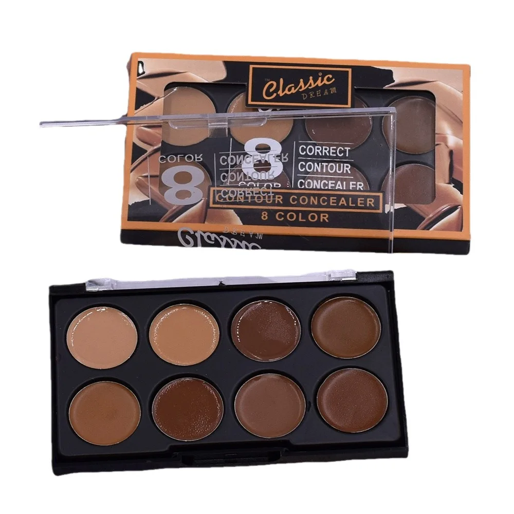 Medium To Dark Skin Cream Contour Kit Highlighting & Contouring Makeup Palette Makeup Illuminator Face Makeup For Women