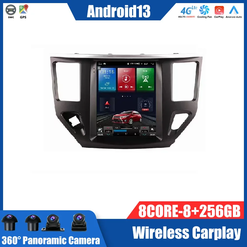 

9.7'' Tesla Style Screen For Nissan Pathfinder 2012-2020 Android 13 Car Radio Multimedia Car Stereo Carplay Navi Head Unit WIFI