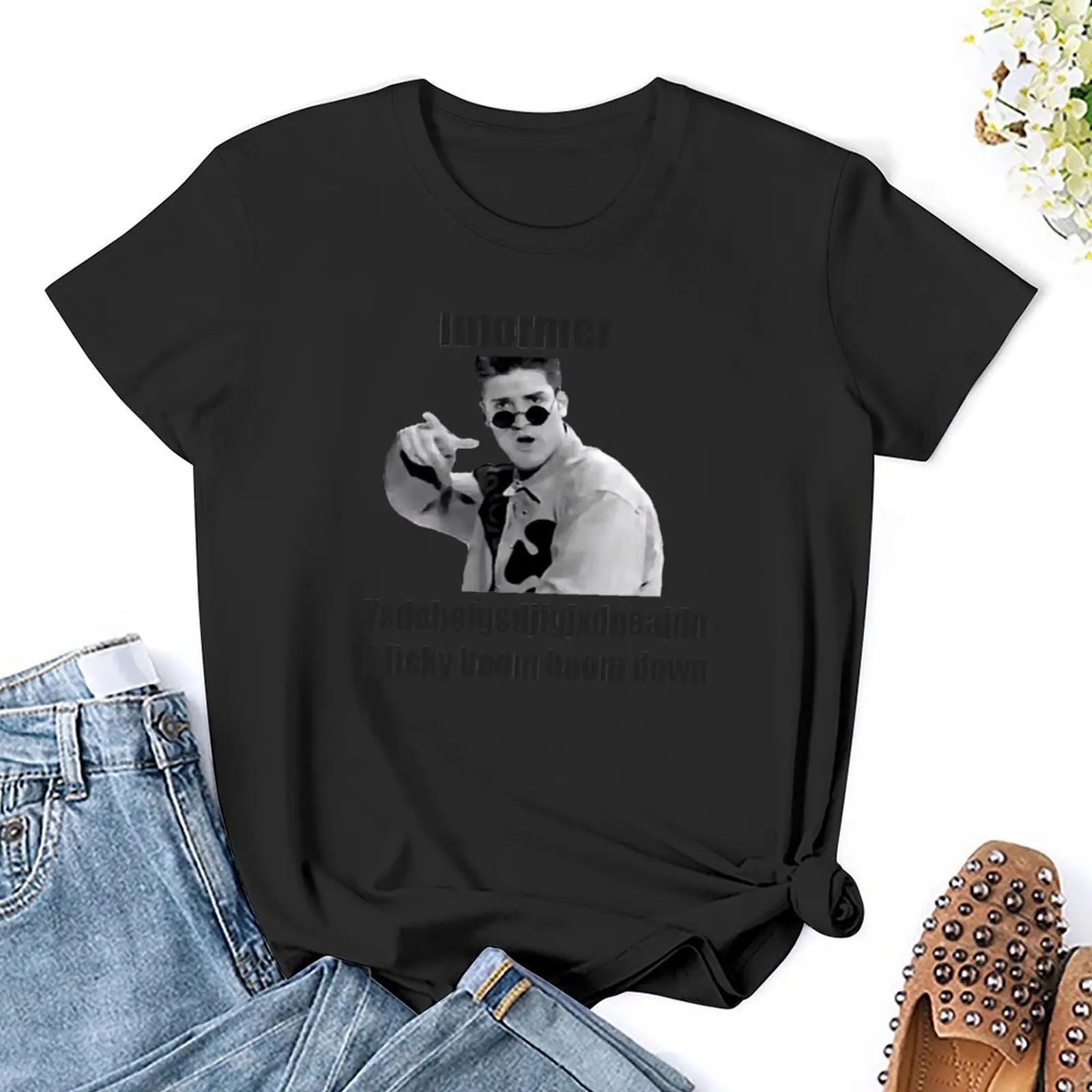 Informant 90S Rap Retro Vintage Shirt T-Shirt Dierenprint Douane Ontwerp Je Eigen Blanks Zomer Tops Dames Kleding