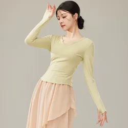 Female Body Training Dress Chinese Dance New Long Sleeve Slim Modern Dance Dedicated Adult Classical Jacket