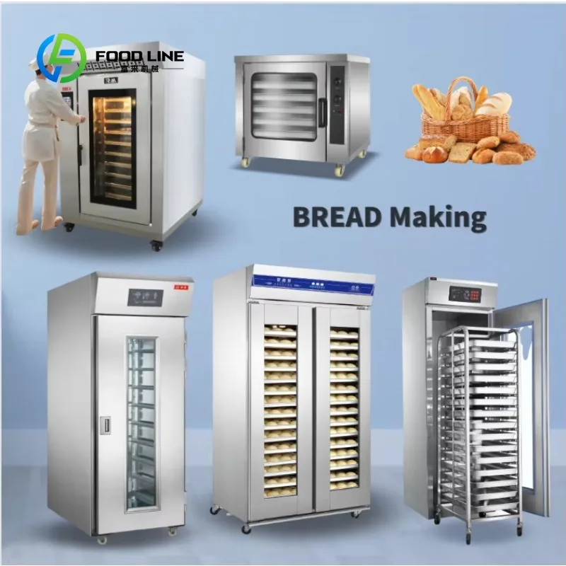 10-Tray Commercial Dough Proofer Vertical Cabinet Compact Refrigerated Frozen Proofing Cabinet for Bakery Shop Customized
