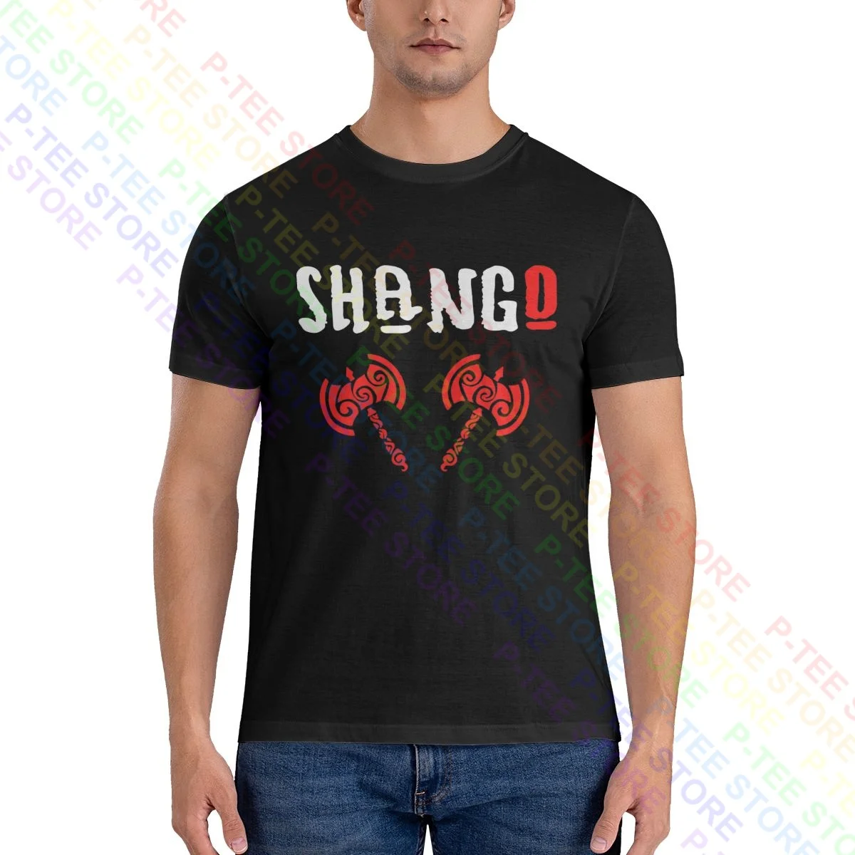 Shango Santeria Chango Yoruba Ifa Religion Xango Orisha Goddess Shirt T-shirt Soft Premium Tee