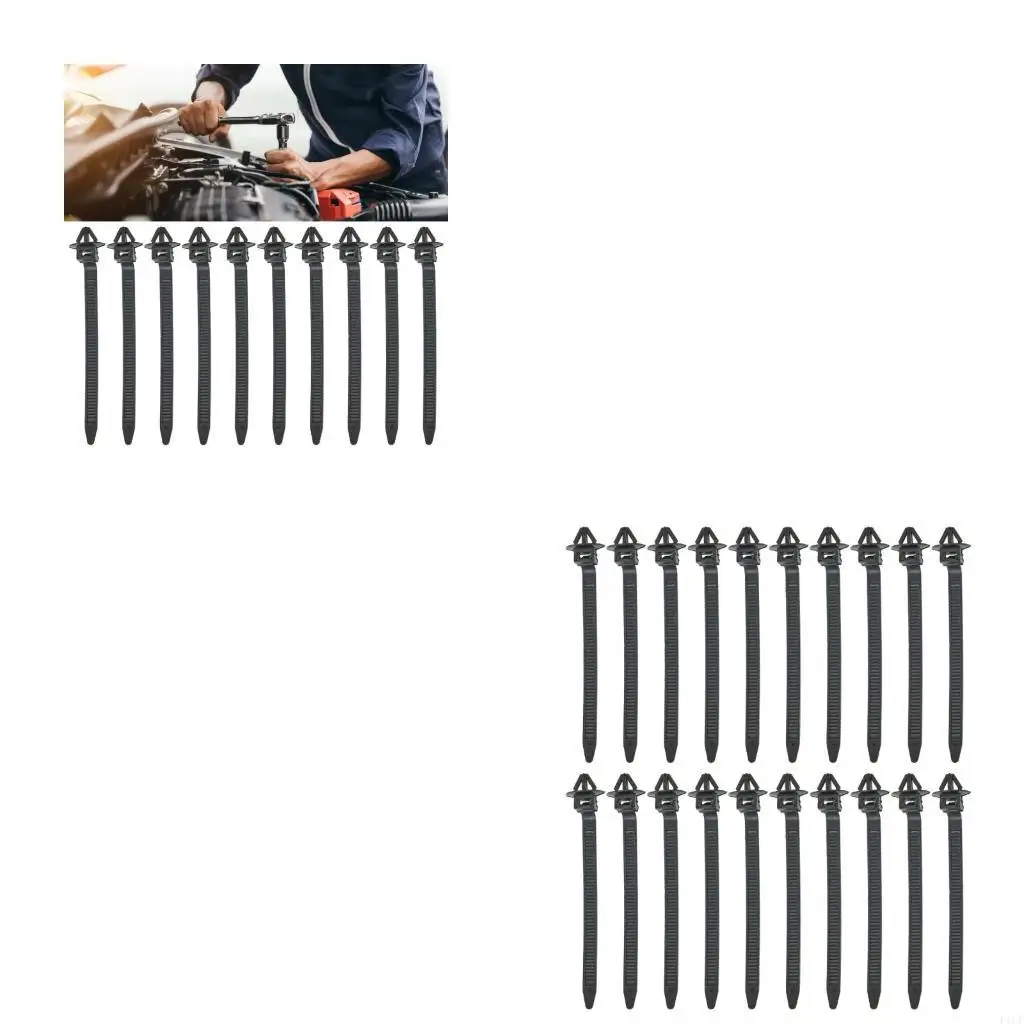 F1CF Heat Resistant Zip Ties Releasable Nylon Cable Ties for Secure Wire Fixing