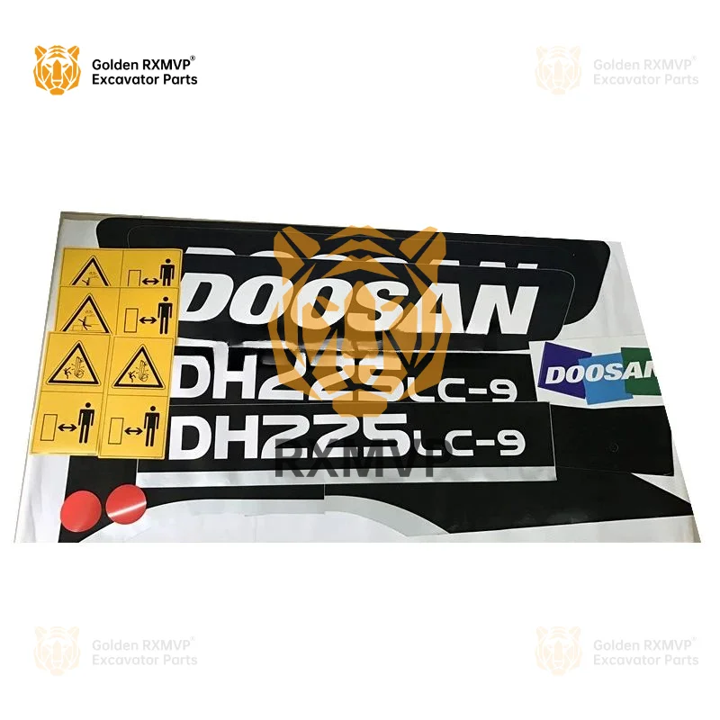 Doosan Daewoo Sticker Accessories Dh215/220/225-9e Full Vehicle Stickers/recognition Elevation Accuracy Excavator Accessories