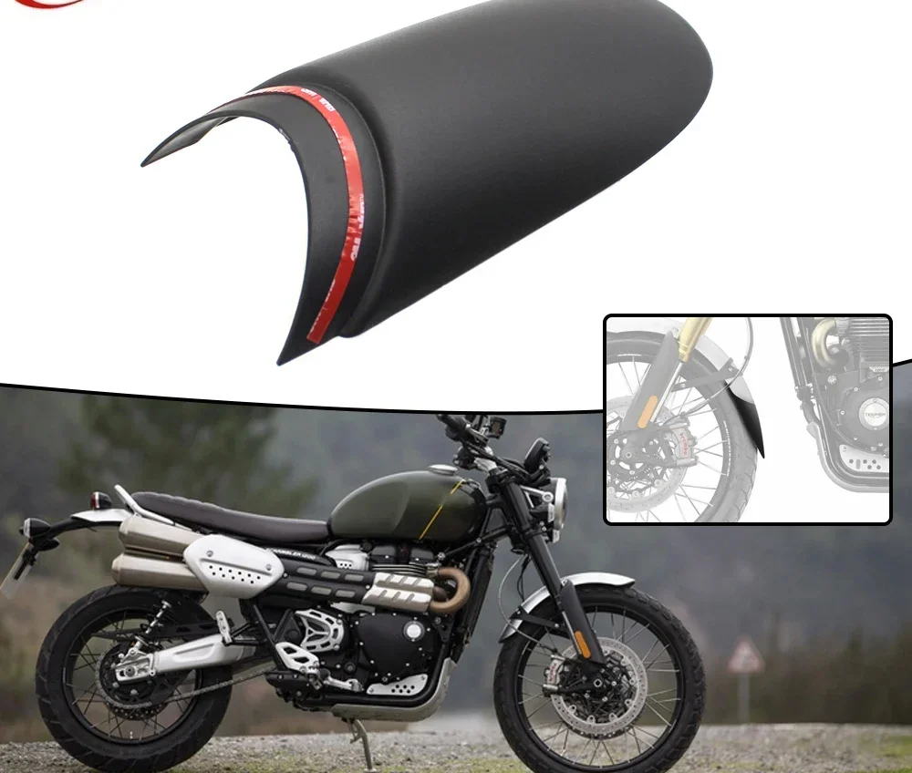 

Suitable for Triumph Climbing Scrambler 1200XC XE 19-23 Modified Front Fender, Extended Mud Tile