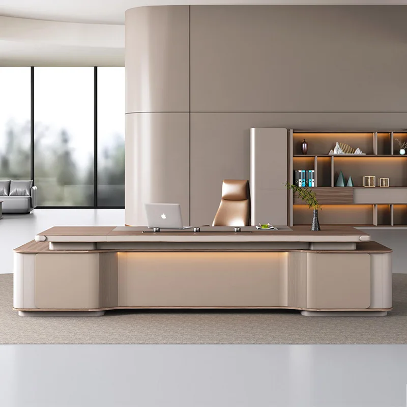 

Современная коммерческая офисная мебель: роскошный стол для руководителя, директора, генерального директора, босса, офисный стол для руководителя.