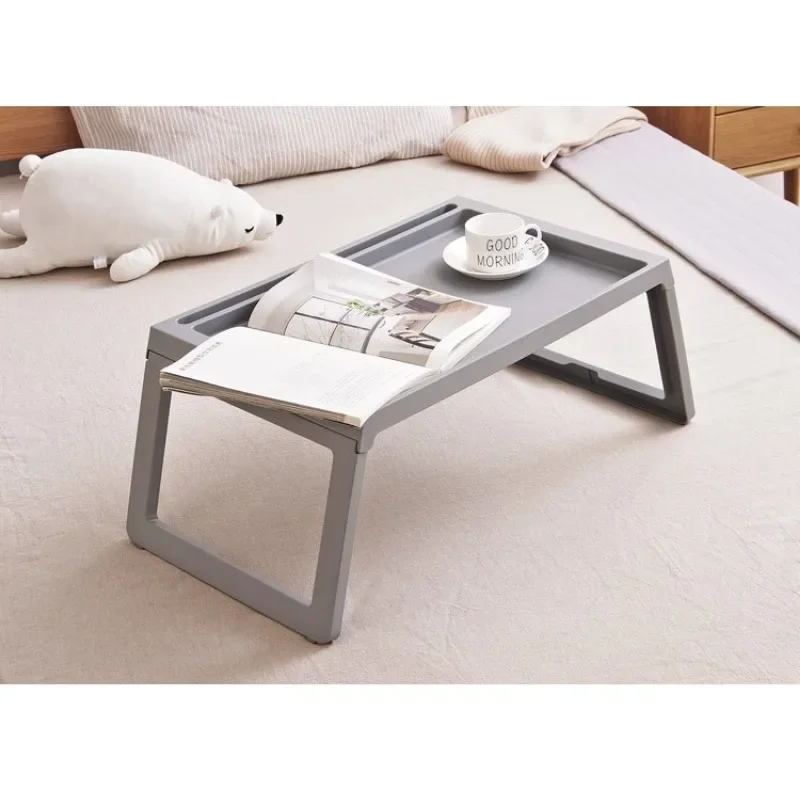 Mini table rectangular folding computer table portable breakfast tray coffee table for home use