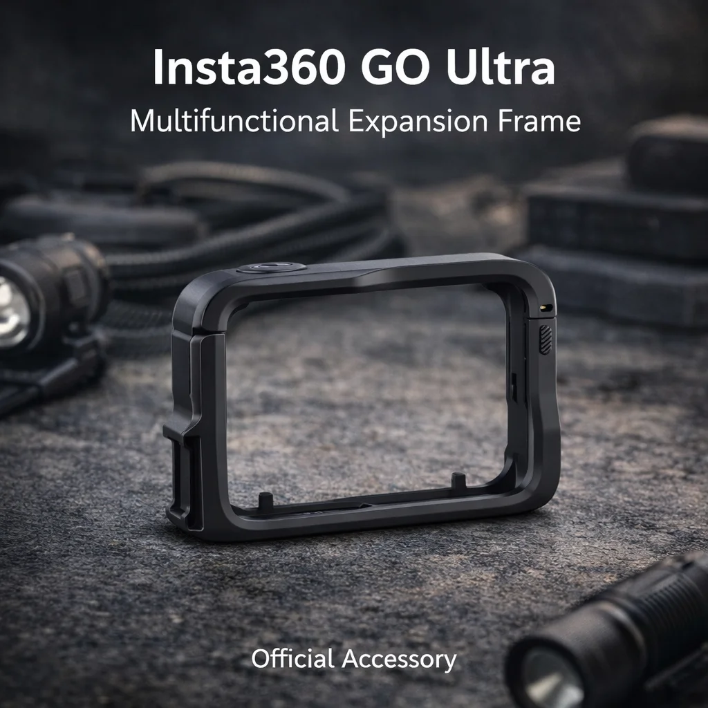 insta360-go-ウルトラ多機能拡張フレーム、デュアルクイックリリース付き完全保護ケージ、コールドシューマウント