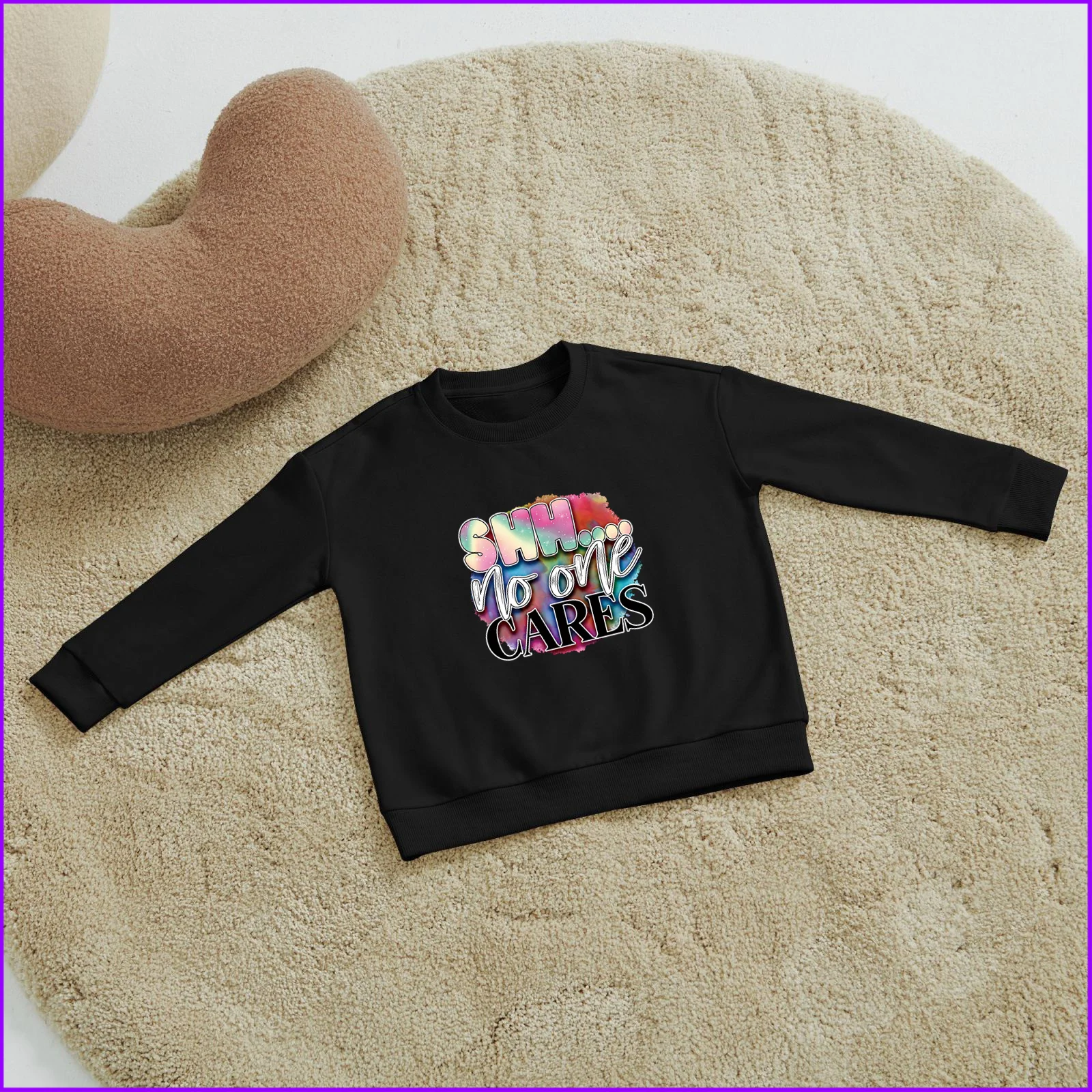 Shh No One Cares Sjc56 Kids Boys Girls Hoodies Sweatshirts Wednesday Outerwear Sweaters Winter Teenagers Tweens Toddler Tees Des