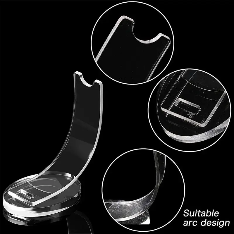 Leading-4 Pieces Of Acrylic Pen Holder Display Stand Suitable For Home School Office Or Shop (Transparent)