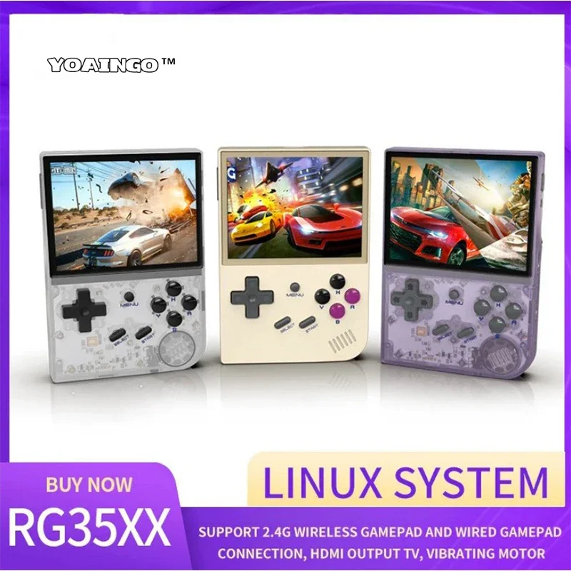 

Handheld RG35xx Open-source Handheld Game Console Portable Retro Gba Arcade Game Nostalgic Ps1 Handheld Game Console Gifts